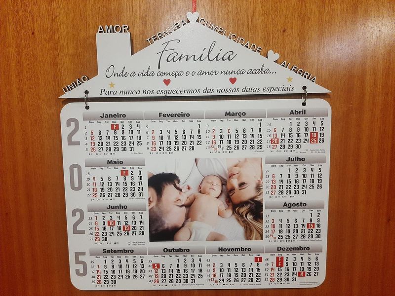Calendário Mdf