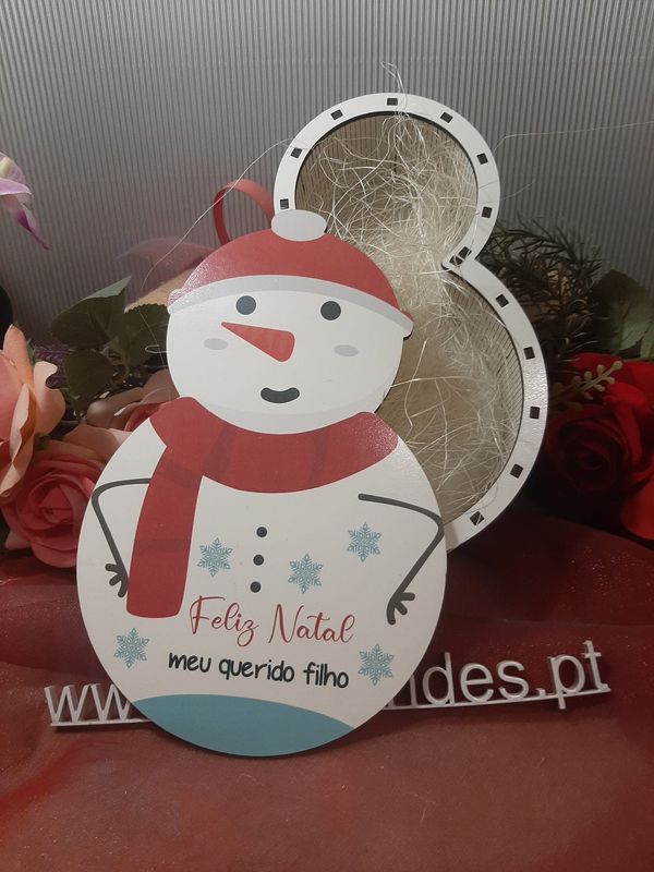Caixa Boneco de Neve