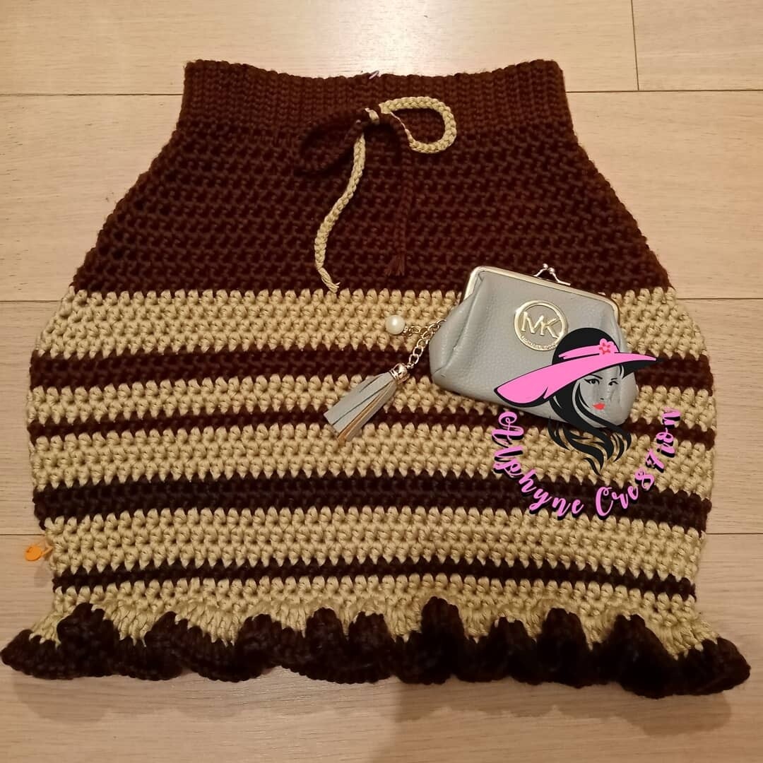 Crocheted skirt