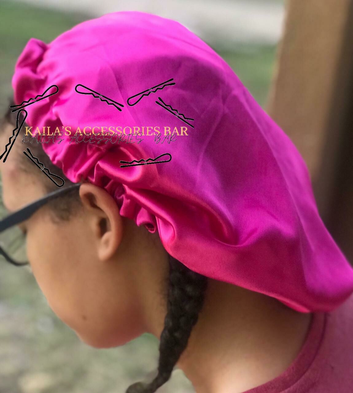 Adult Satin Bonnet