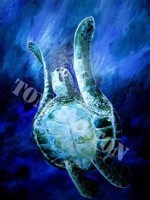 Turtle Rising (Print only)