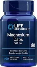 Magnesium 500 mg 100 Capsules