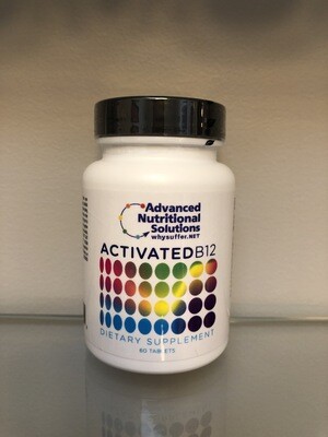 Activated B12 60 Dissolvable Tablets