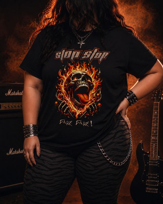 StOp,sToP! Fire, Fire! T-shirt (Men and Women)