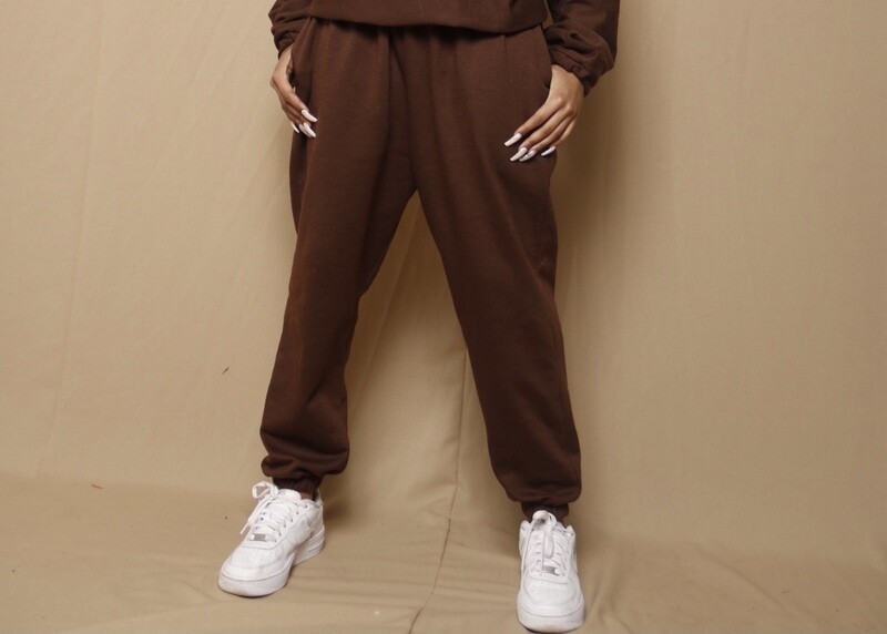 Brown jogger pants