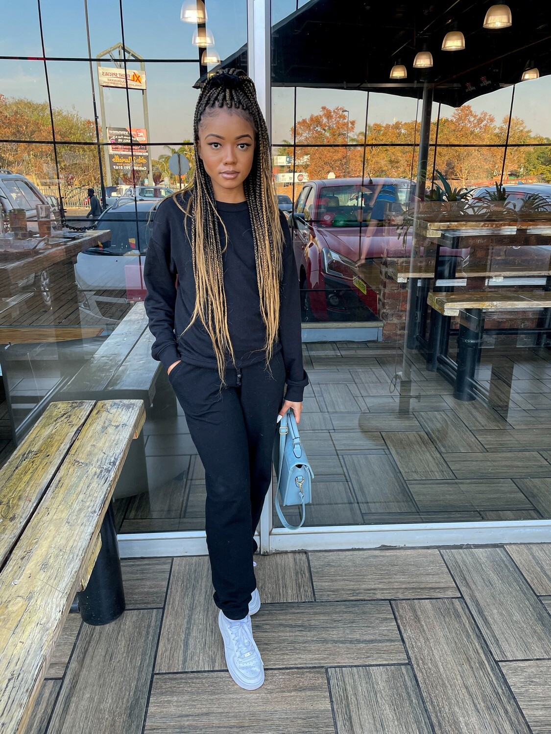 Black Jogger set