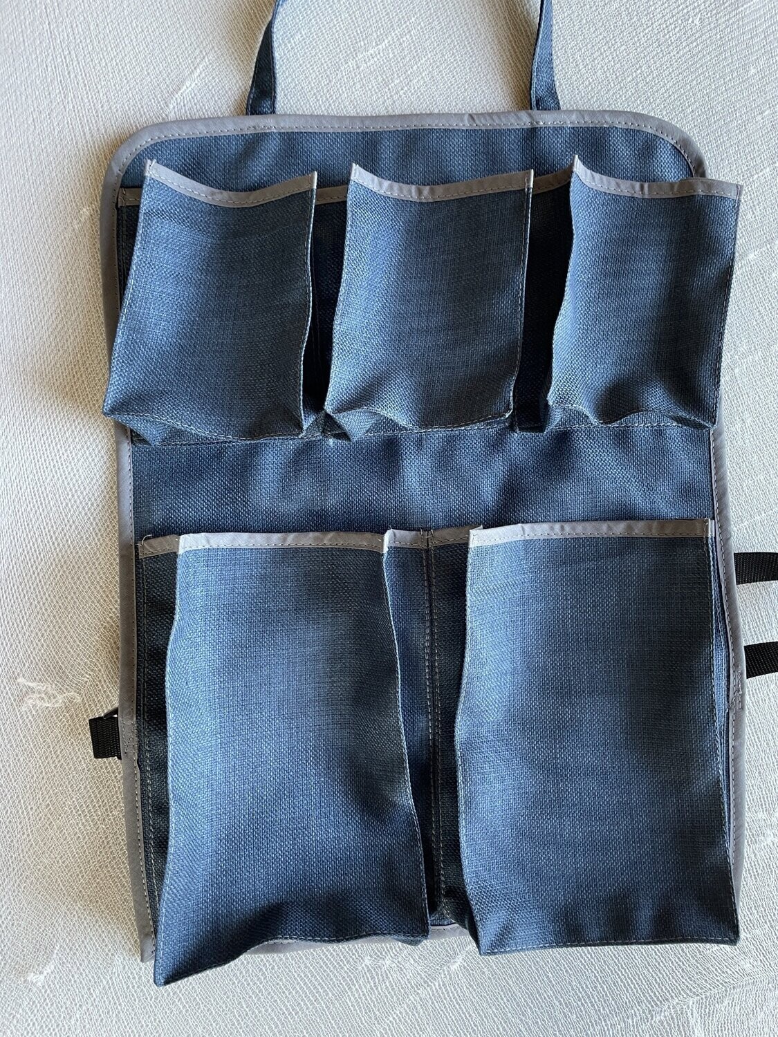 Car Seat Tidy Storage Organiser - Back Seat Car Storage Bag with 5 Pockets