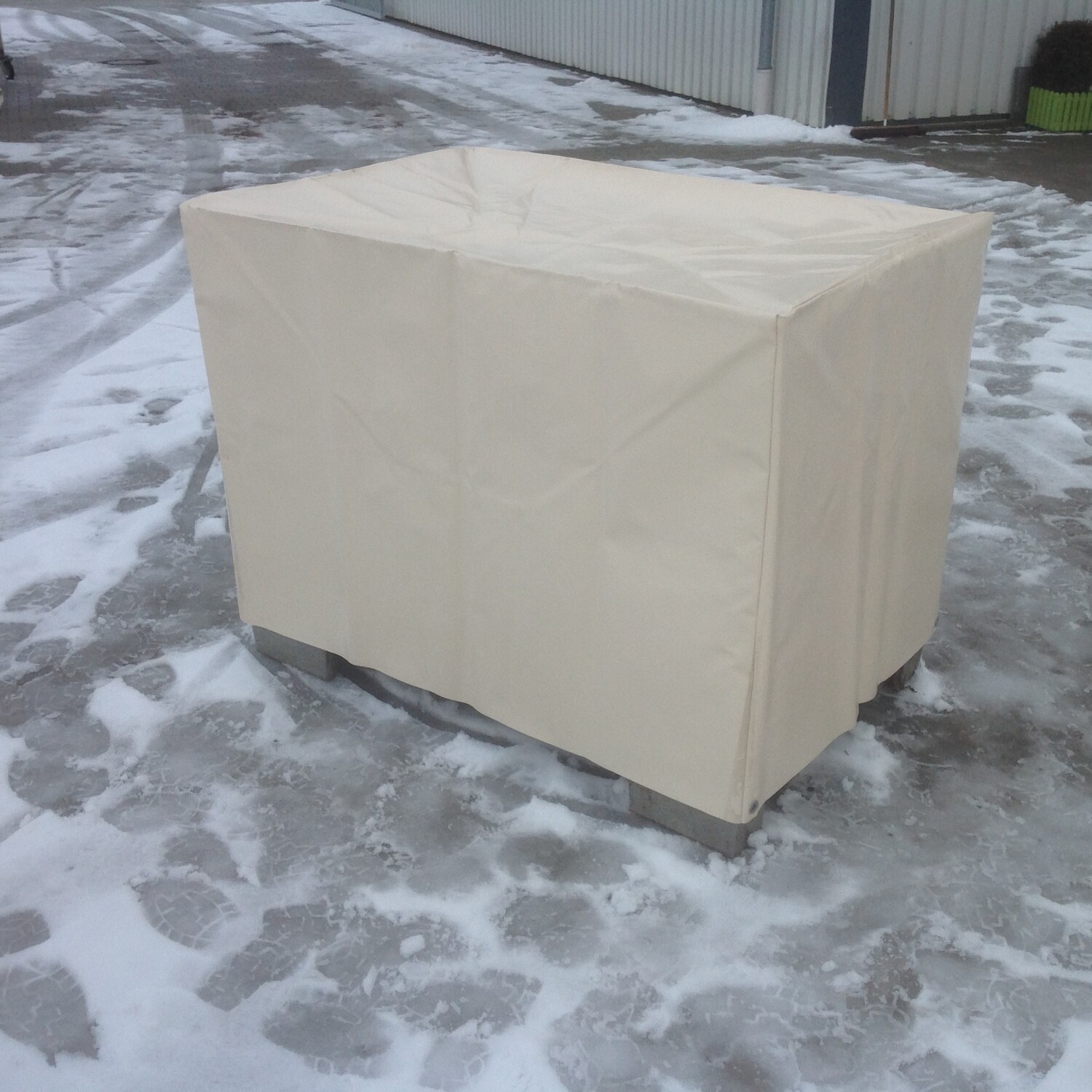Abdeckhaube DB Gitterbox Hoch grau