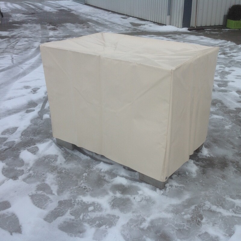 Abdeckhaube DB Gitterbox Hoch grau