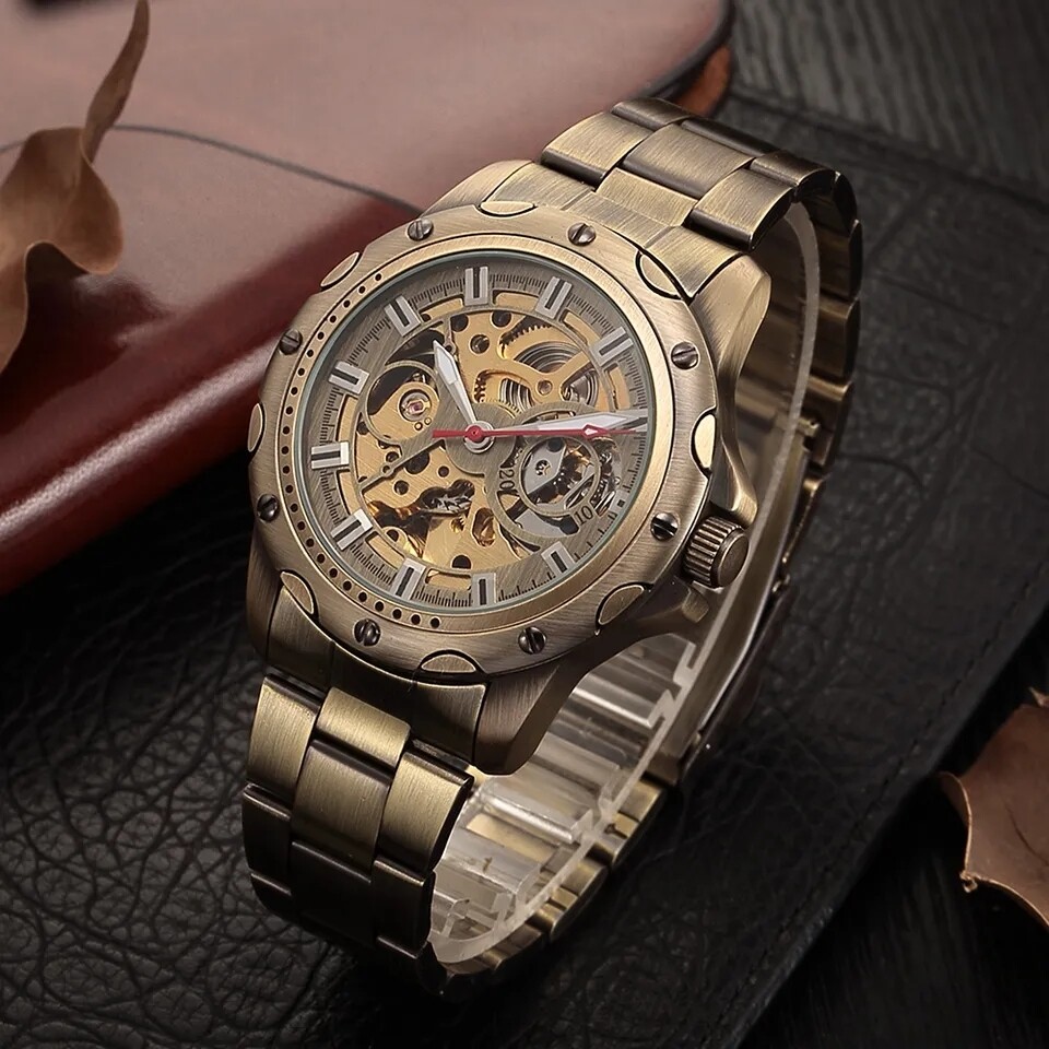Steampunk Automatic Mechanical Watch