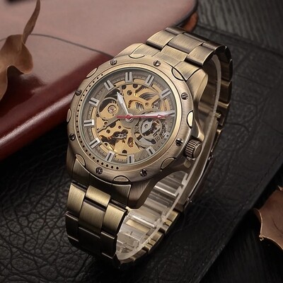 Steampunk Automatic Mechanical Watch
