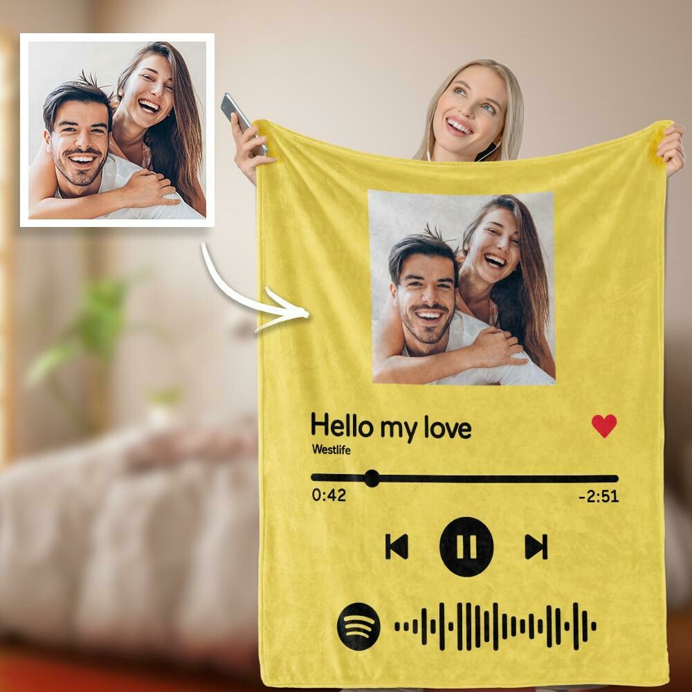 Custom Spotify Code Blanket