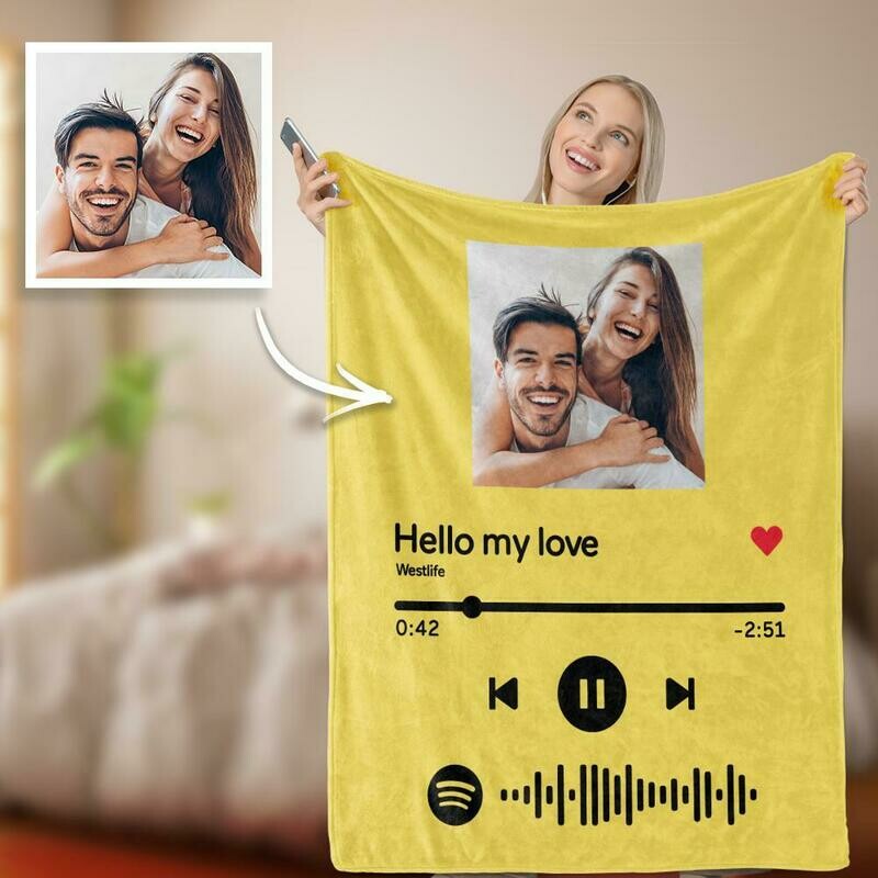 Custom Spotify Code Blanket