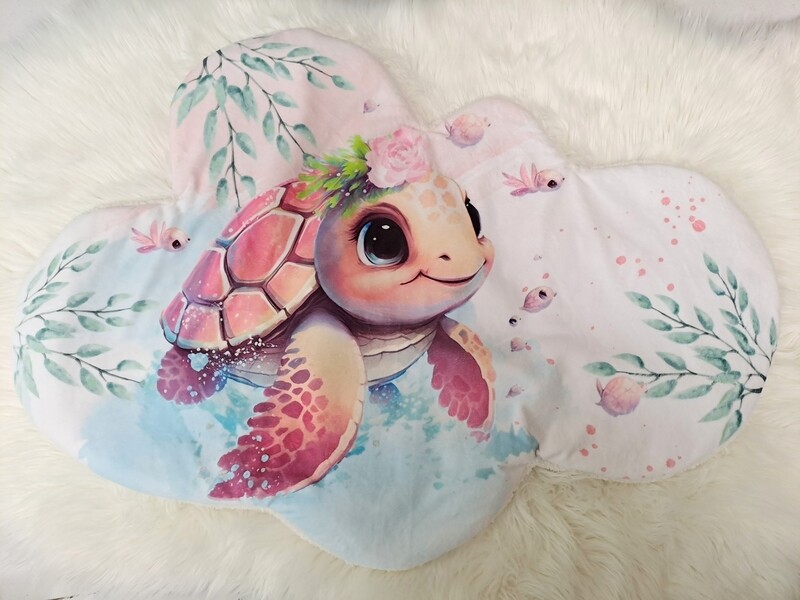 Tapis de sol tortue rose