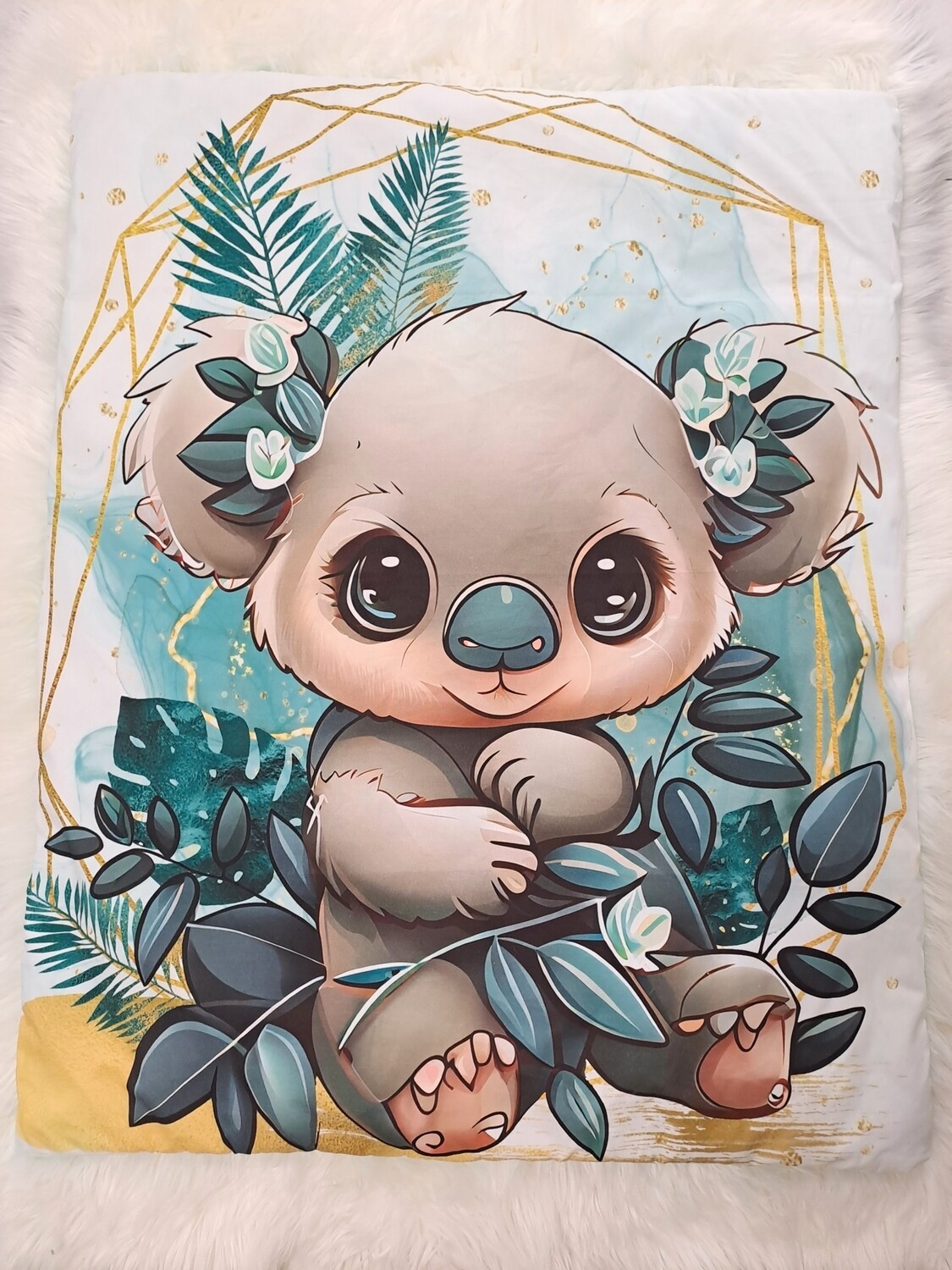 Couverture koala unique enfant