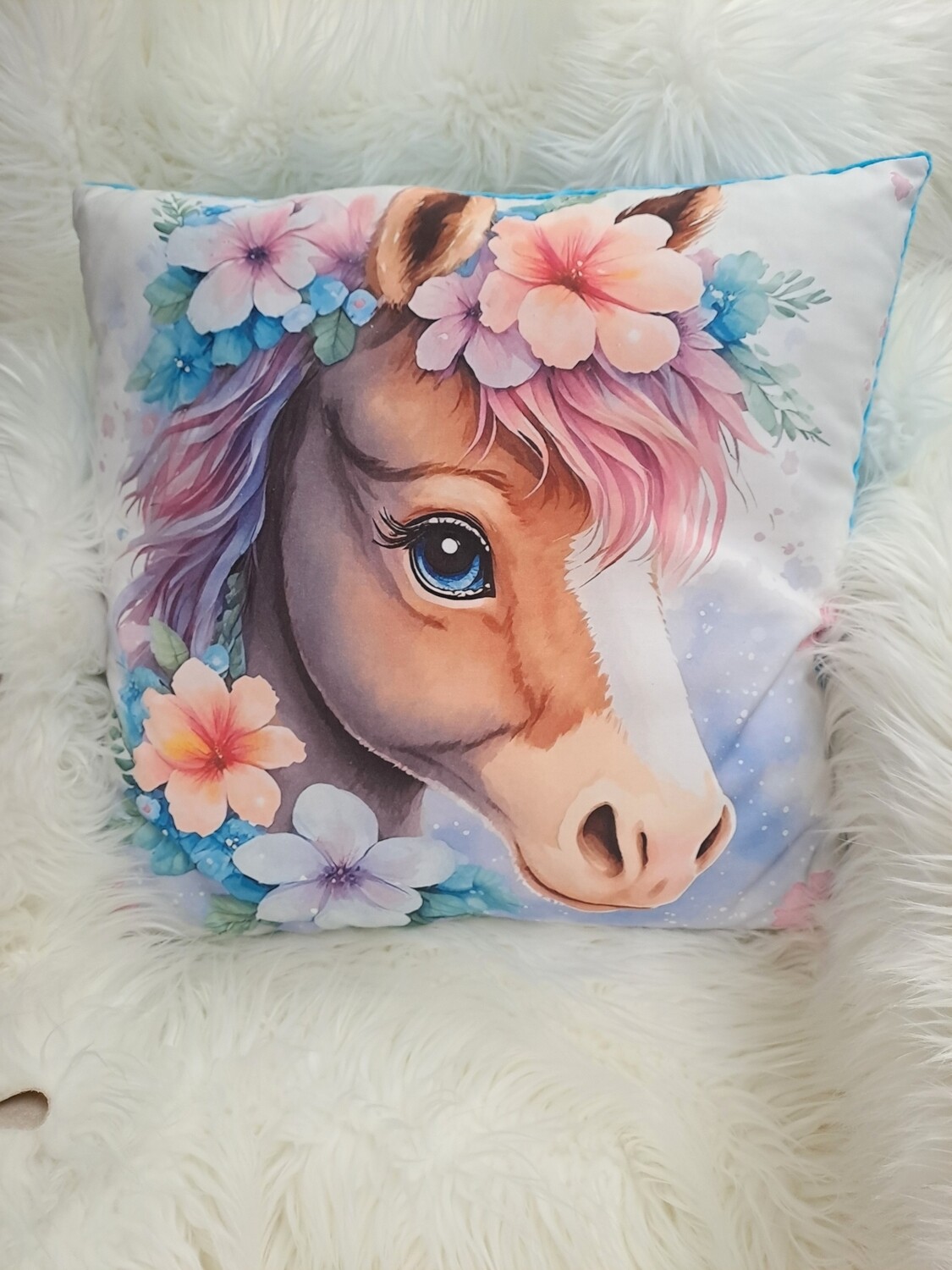 Coussin grand motif cheval