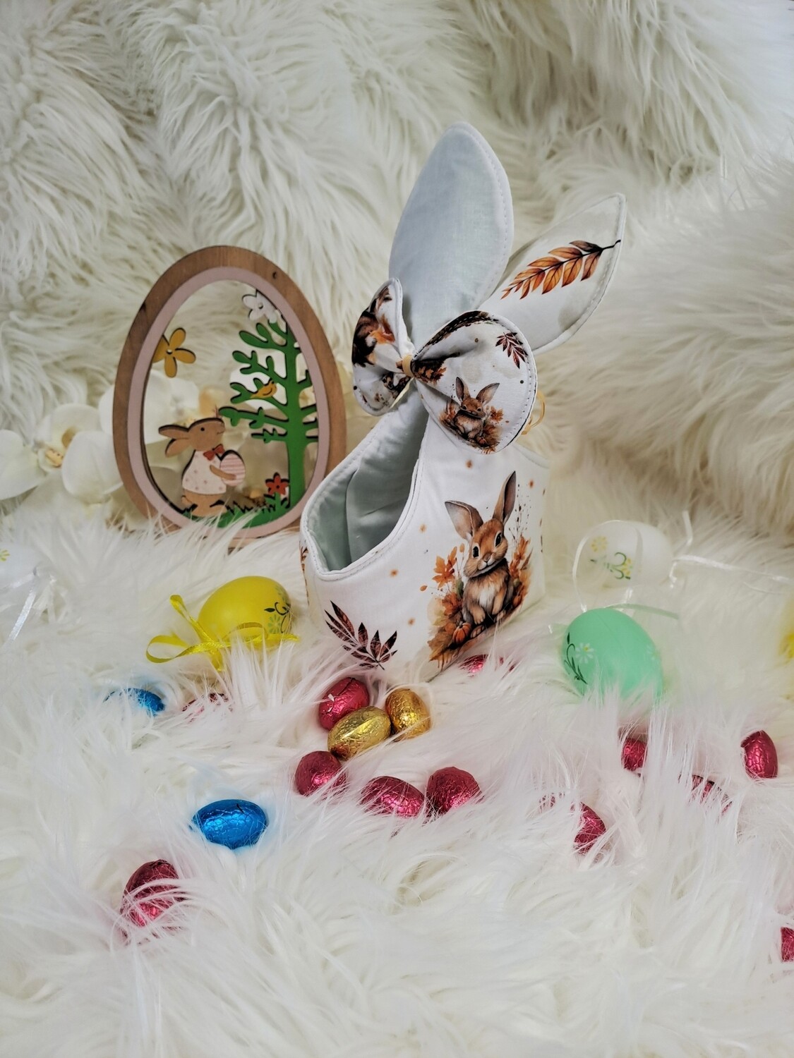 Panier de pâque lapin