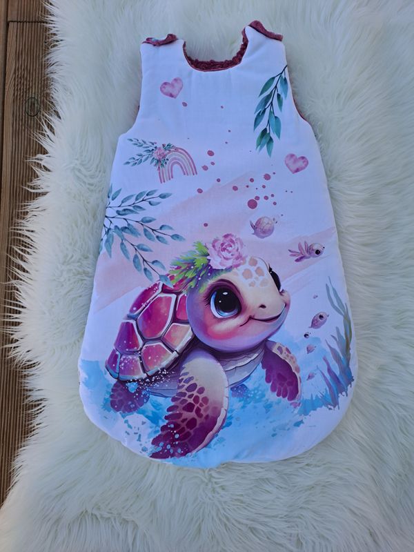 Gigoteuse bébé tortue rose 2