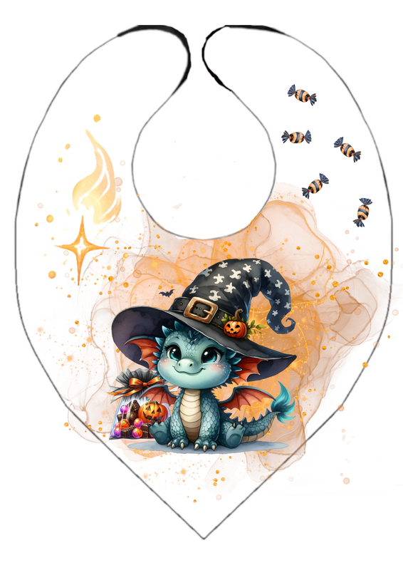 Bavoir bandana halloween