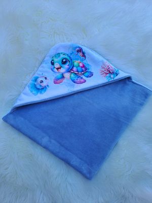 Cape de bain tortue