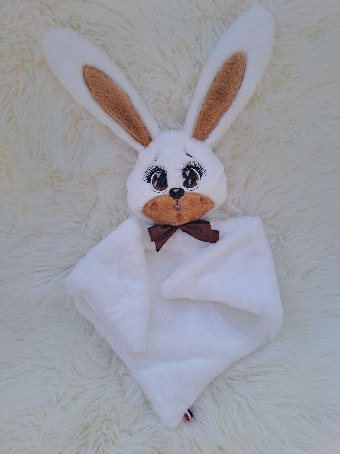 Doudou lapin grand modèle 