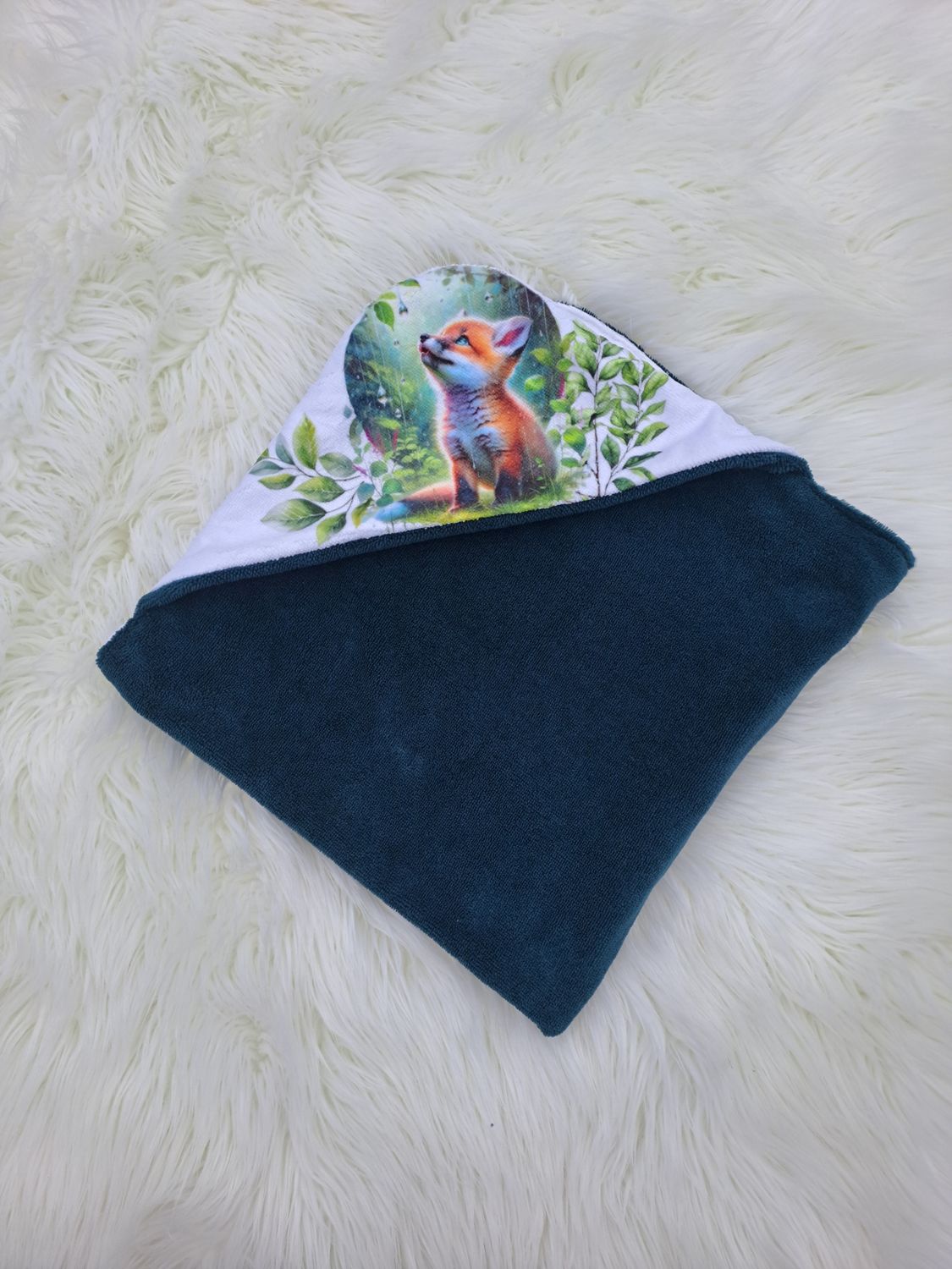 Cape de bain renard 