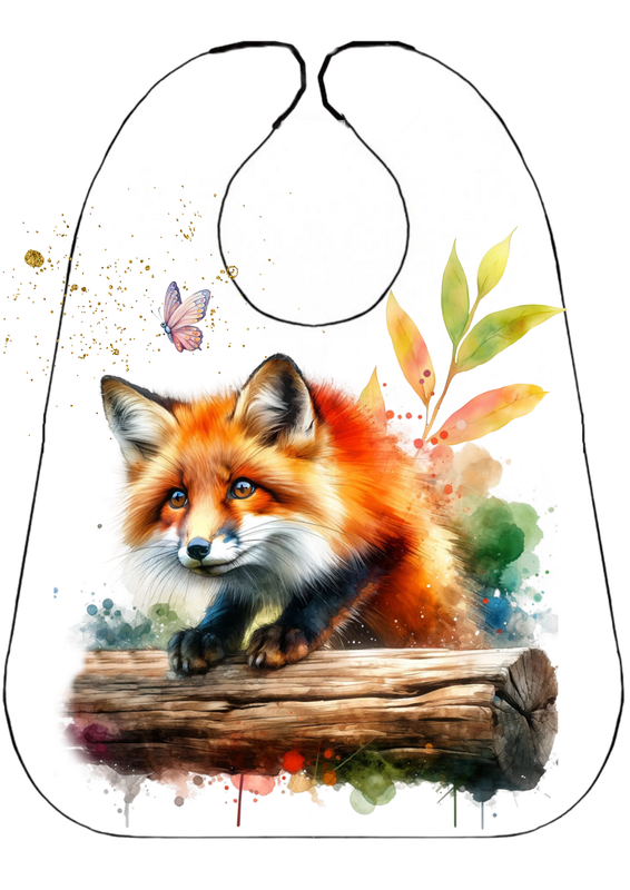 Bavoir bébé renard