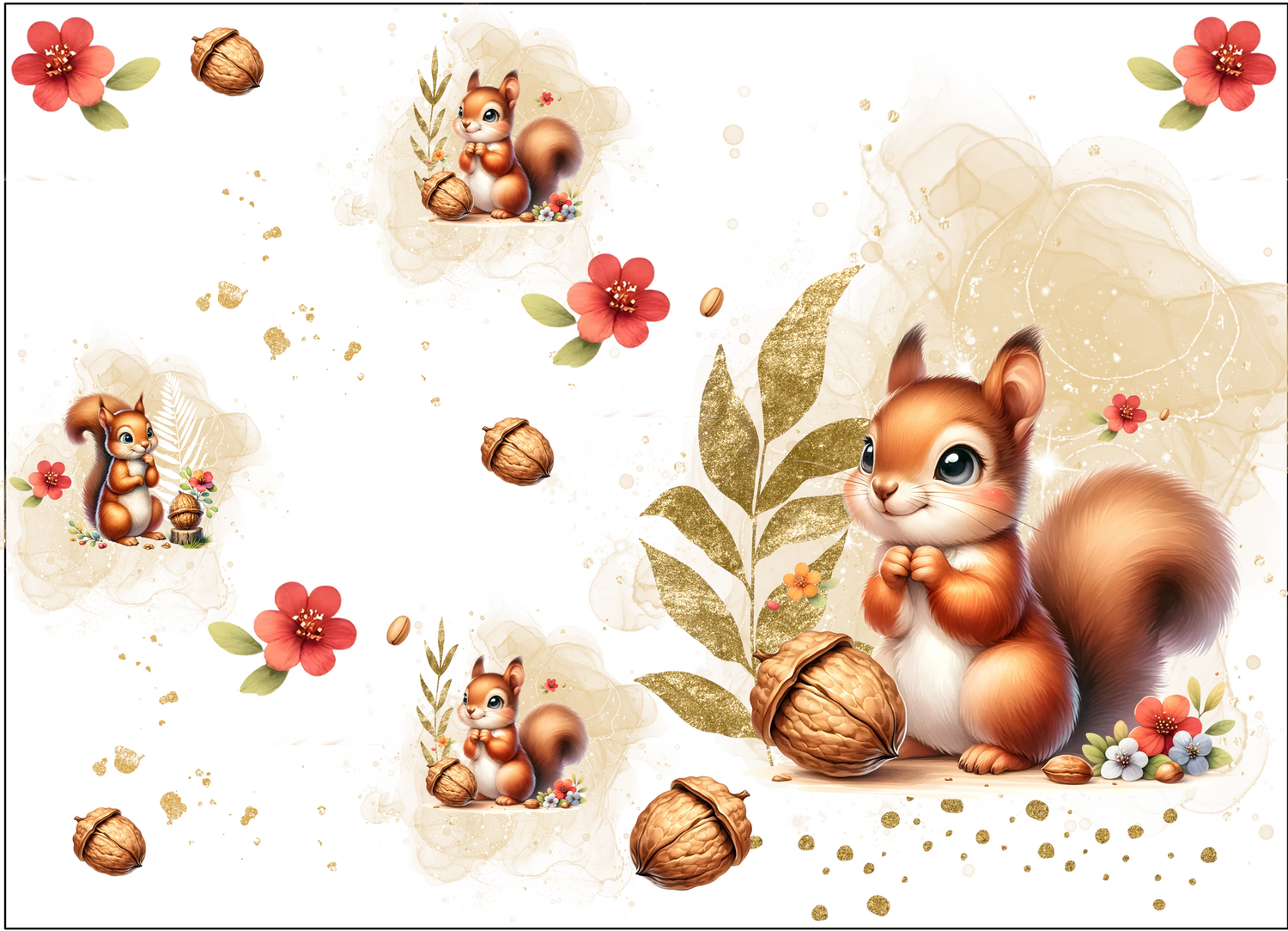Carnet de santé renard bébé