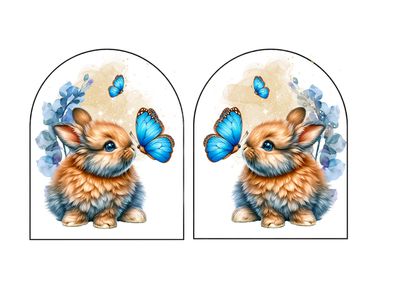 Gant de toilette lapin Gant de toilette lapin