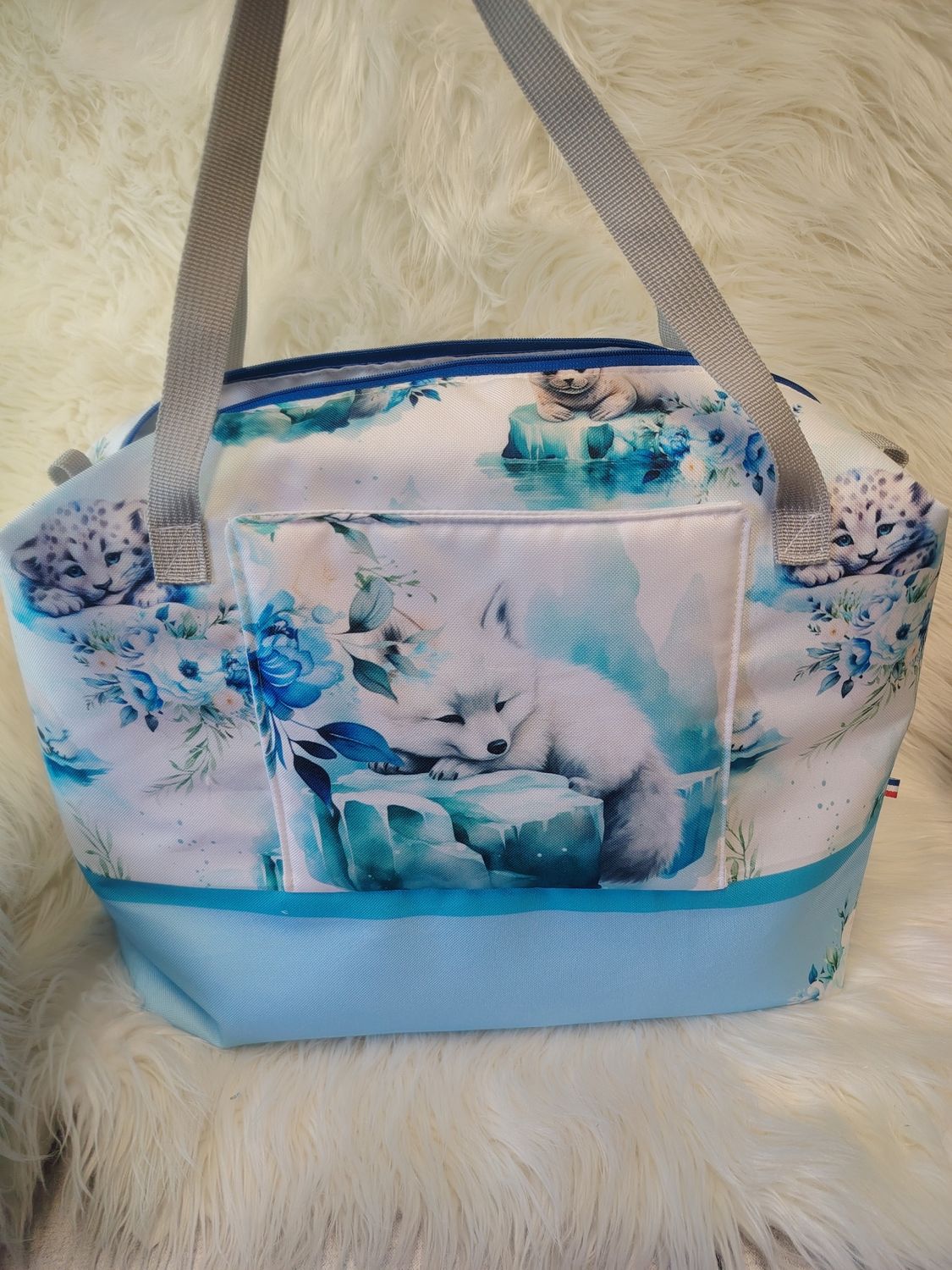 Sac à langer loup