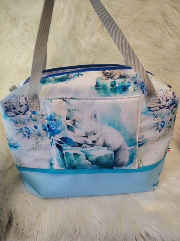 Sac à langer loup