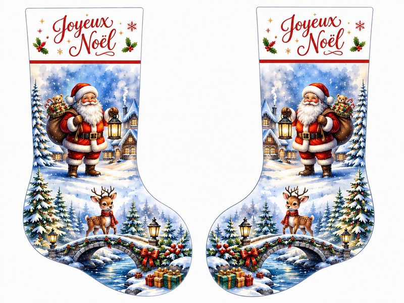 Chaussettes de Noël Chaussettes de Noël
