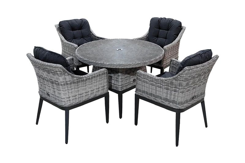 Hampton 4 Seater Round Set with free covers! Hampton 4 Seater Round Set with free covers!