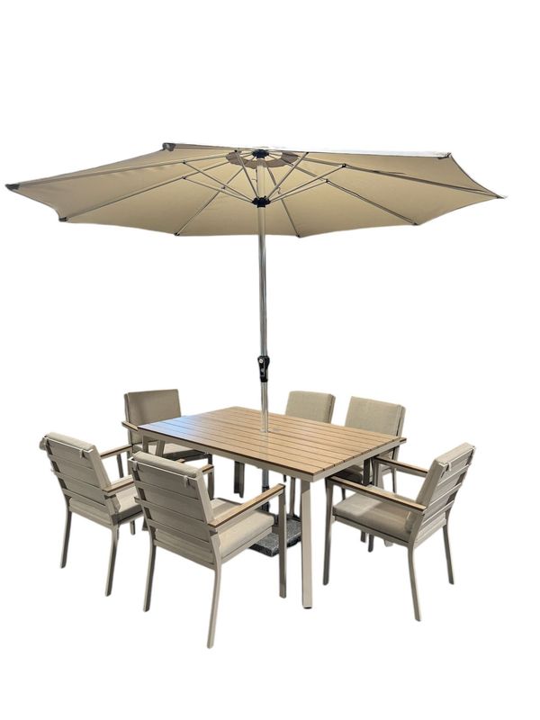 Zest 6 Seater Rectangle Set with free covers! Zest 6 Seater Rectangle Set with free covers!