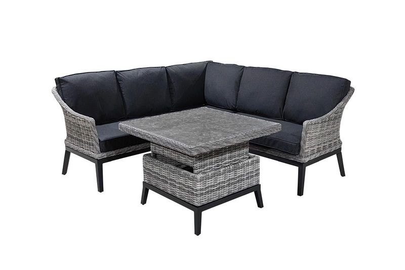 Hampton 7-Seater Square Corner Set with free covers! Hampton 7-Seater Square Corner Set with free covers!