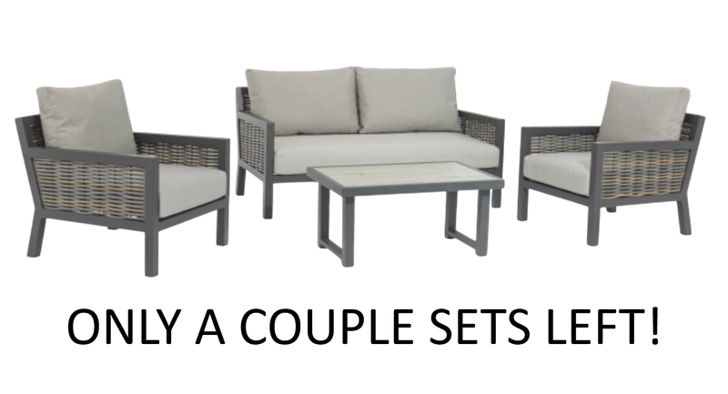 Madrid 4 Seater Coffee Table Set with free covers! Madrid 4 Seater Coffee Table Set with free covers!