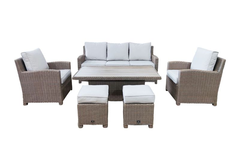 NATURAL St Ives Sofa Dining Set and free covers NATURAL St Ives Sofa Dining Set and free covers