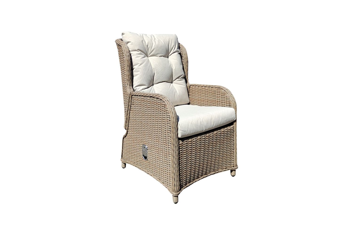 NATURAL St Ives Recliner Bistro Set and free cover