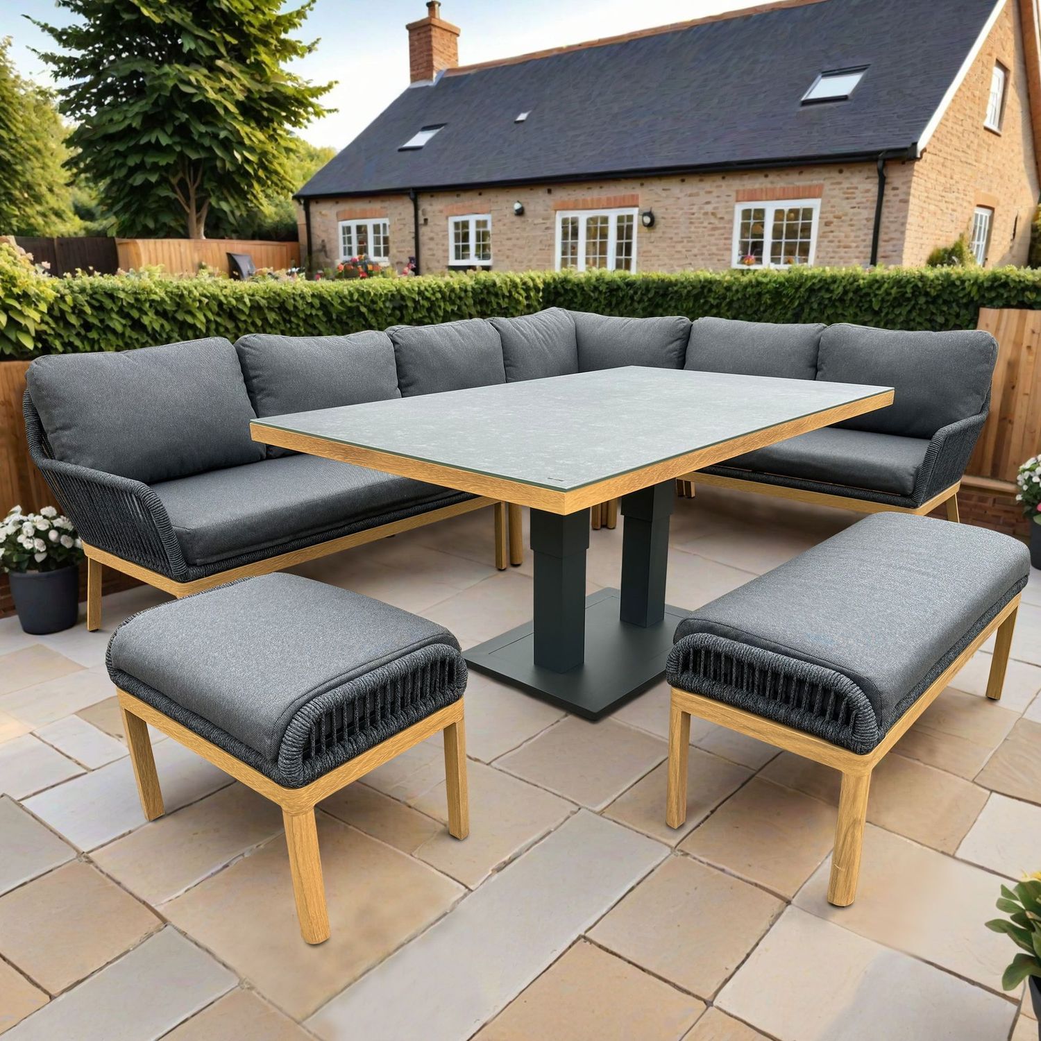 Dunes Rectangle Corner Set with free cover