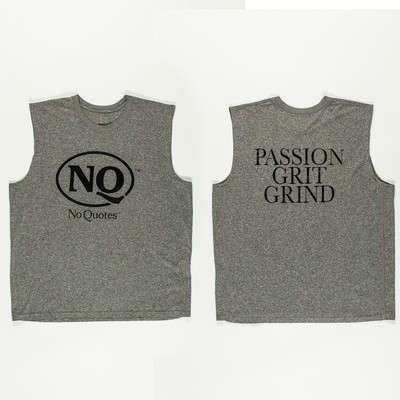 NQ Black on Silver Sleeveless (Now Available)