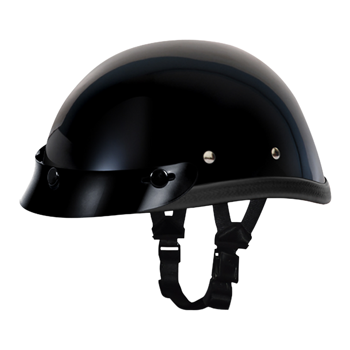 Novelty Eagle Gloss Black With Snaps, Novelty Size: XS