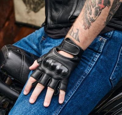 Men's Fingerless Gloves