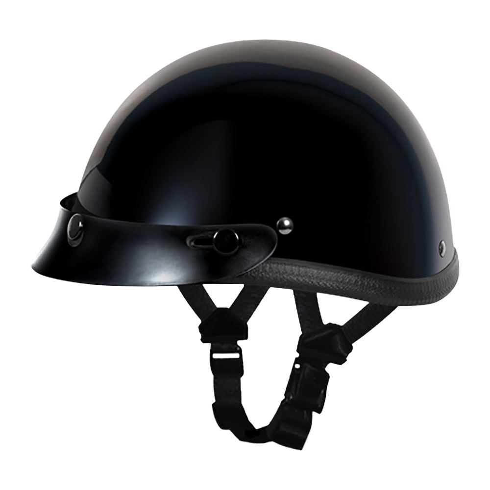 Novelty Smokey WITH Snaps- Hi-Gloss Black