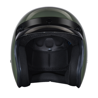 DOT Approved Daytona Cruiser Open Face Motorcycle Helmet - Men, Women & Youth - With Visor & Graphics - W/ 2nd Amendment Seal