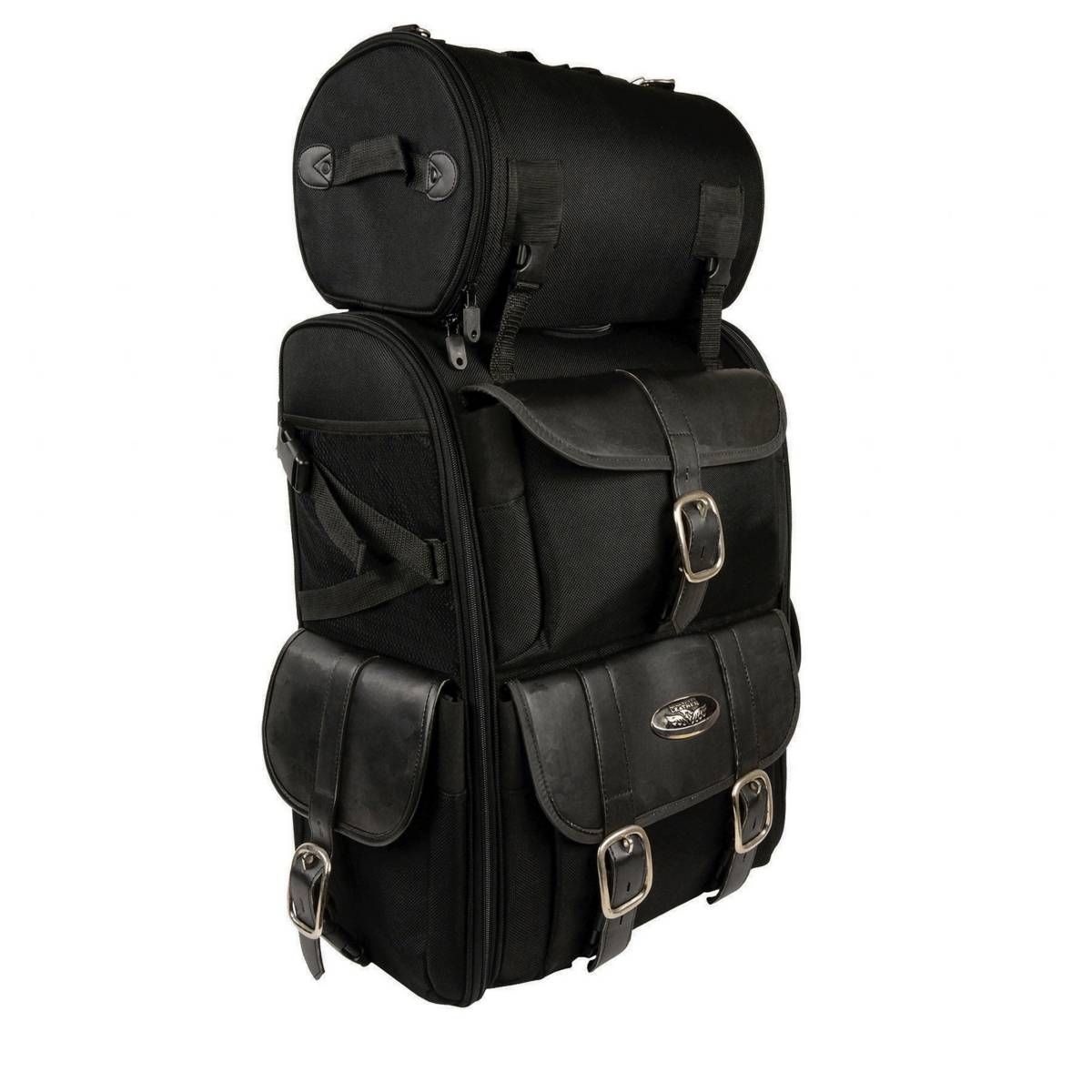Milwaukee Performance SH673 X-Large Black Textile 2-Piece Studded Motorcycle Touring Pack Milwaukee Performance SH673 X-Large Black Textile 2-Piece Studded Motorcycle Touring Pack