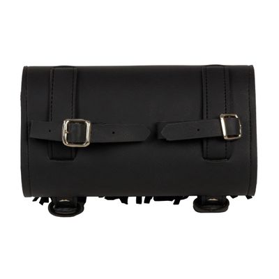 Milwaukee Performance SH498 Black PVC Large Two Buckle Fringed Tool Bag for Motorcycles