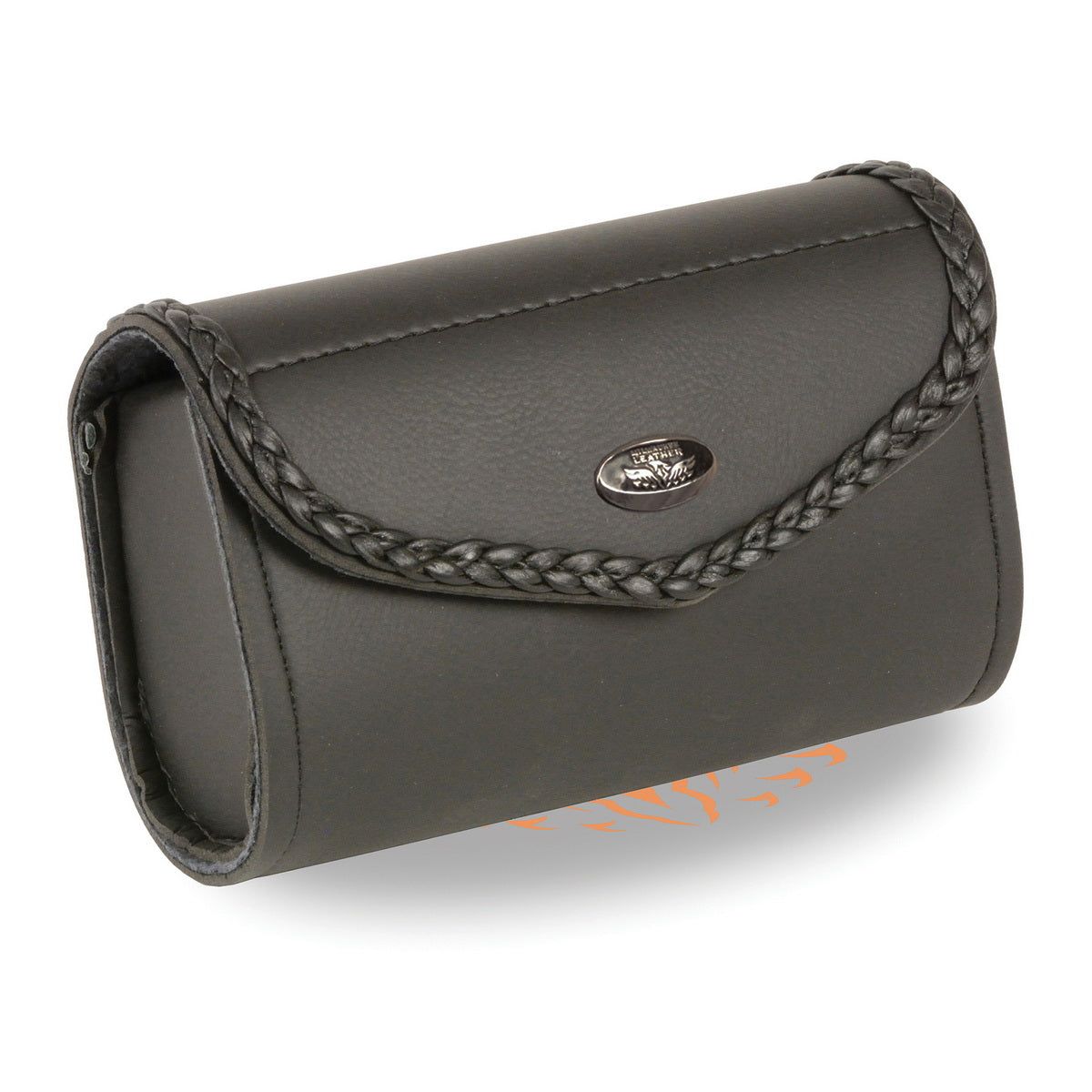 Milwaukee Performance SH43902 Black Small PVC Braided Windshield Bag with Velcro Closure Milwaukee Performance SH43902 Black Small PVC Braided Windshield Bag with Velcro Closure