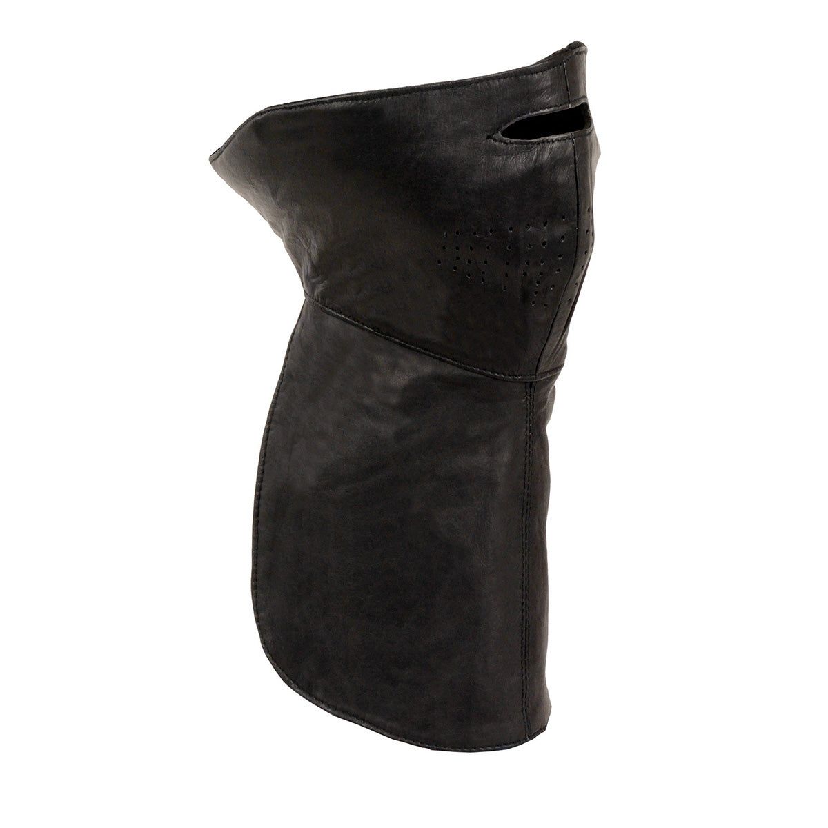 Milwaukee Leather SH167 Unisex Premium Leather Face and Neck Warmer with Adjustable Straps Milwaukee Leather SH167 Unisex Premium Leather Face and Neck Warmer with Adjustable Straps
