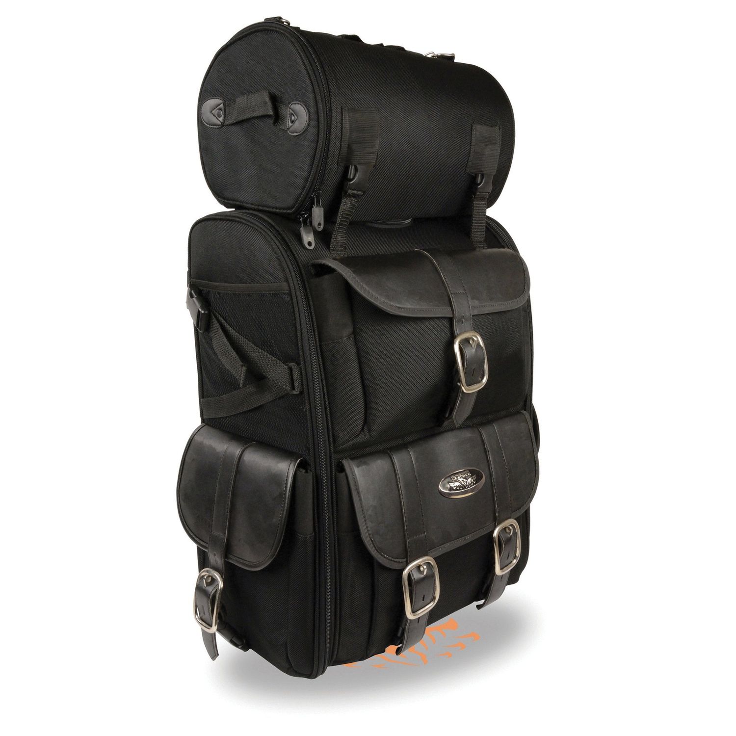 Milwaukee Performance SH67301 X-Large Black Textile 2-Piece Touring Motorcycle Pack Milwaukee Performance SH67301 X-Large Black Textile 2-Piece Touring Motorcycle Pack