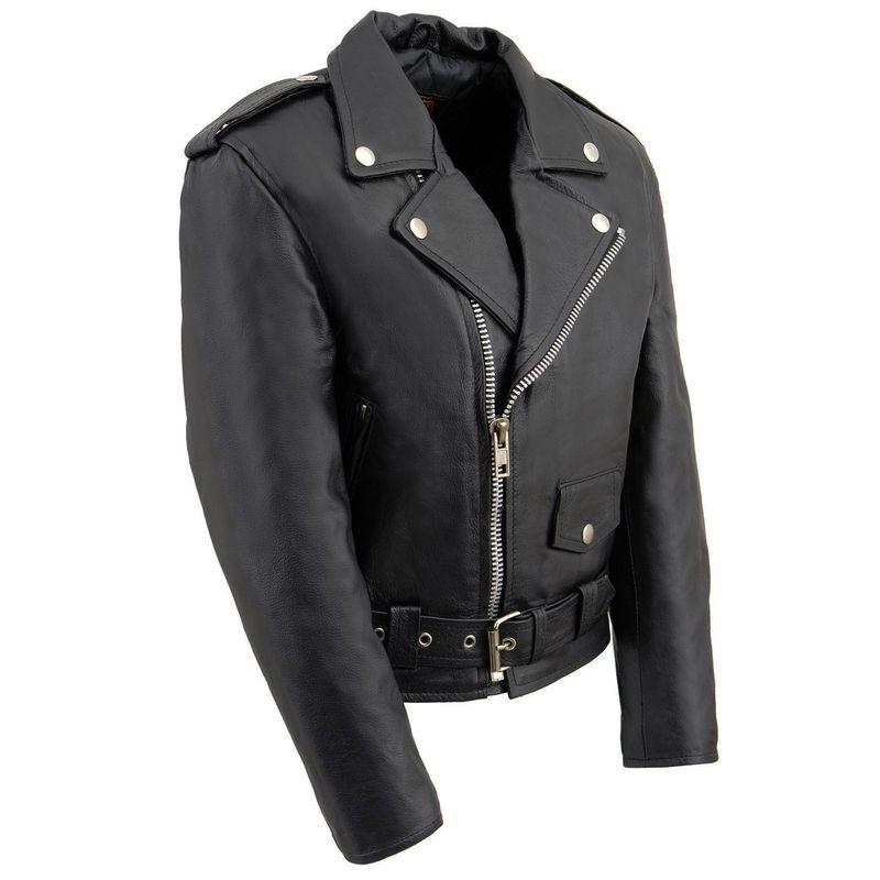 Milwaukee Leather SH2010 Toddlers Black Classic Motorcycle Leather Jacket Milwaukee Leather SH2010 Toddlers Black Classic Motorcycle Leather Jacket